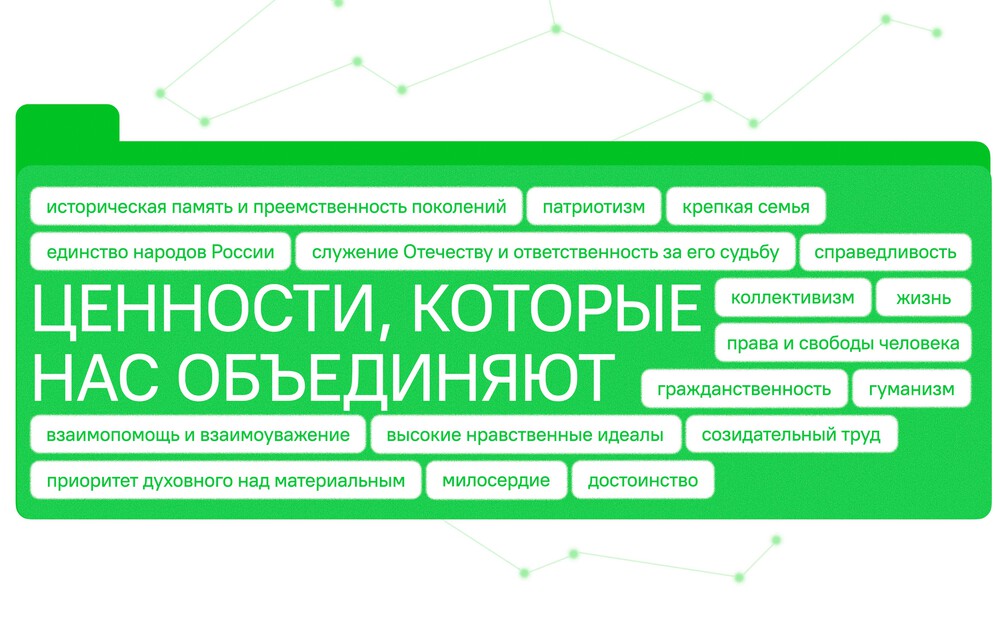ЦЕННОСТИ, КОТОРЫЕ НАС ОБЪЕДИНЯЮТ